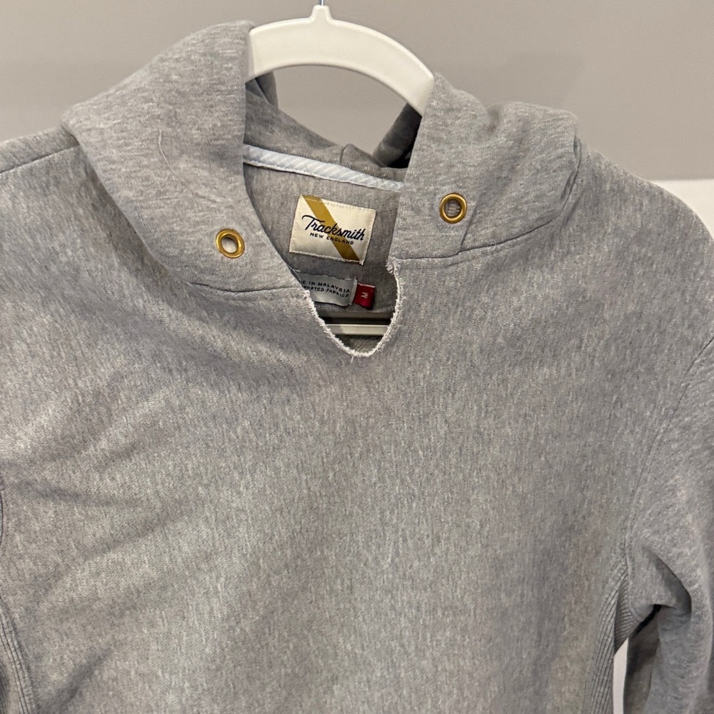 Tracksmith Gray Hoodie